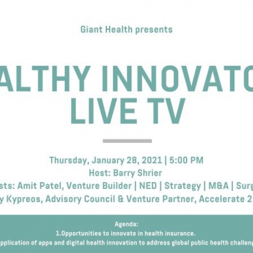 Have you seen 3 Episode | Season 3 of GIANT's Healthy Innovators Live TV Show on our Youtube channel?