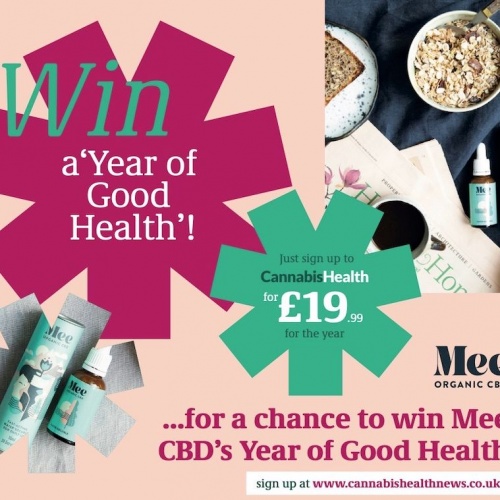 Subscribe to Cannabis Health for your chance to win a 'Year of Good Health' with Mee