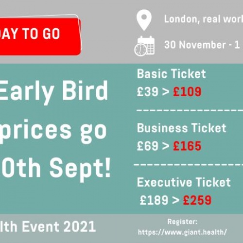 Only 1 day left to buy your Super Early Bird Ticket