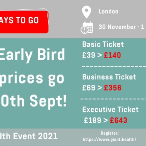 Only 3 days left to buy your Super Early Bird Ticket