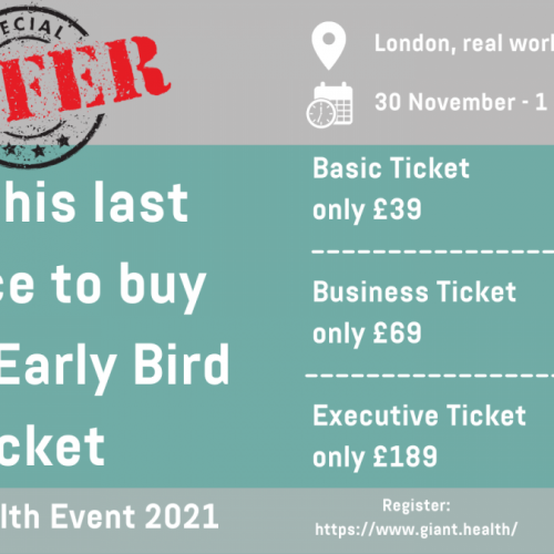 ***Special Offer*** to buy your Super Early Bird Ticket
