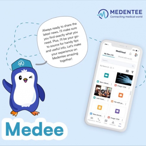 Medentee introduces the newest character, Medee the Penguin!