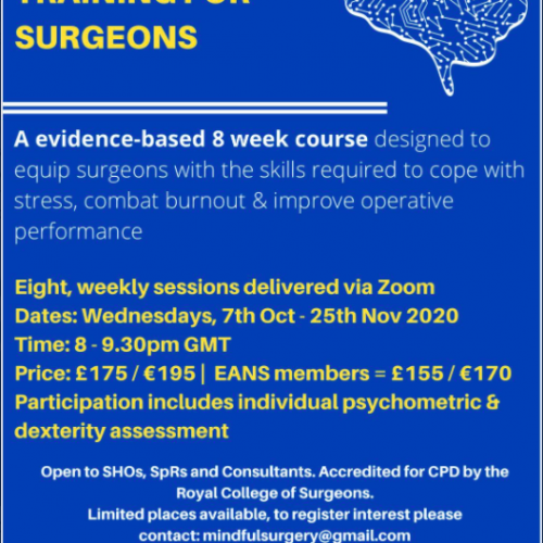 Mindfulness Course for Surgeons